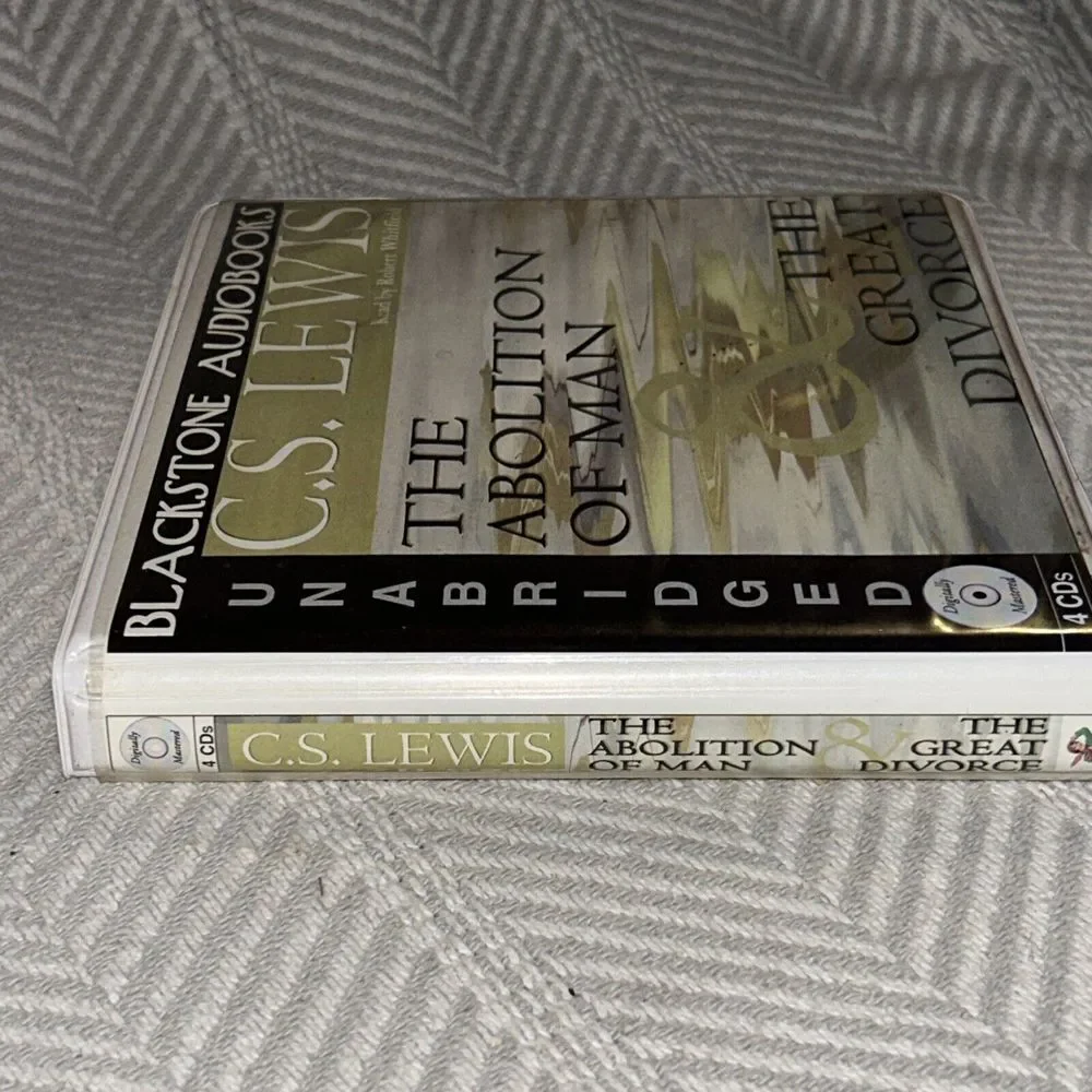 The Abolition Of Man & Great Divorce Audiobook C.S. Lewis‎ Blackstone A1